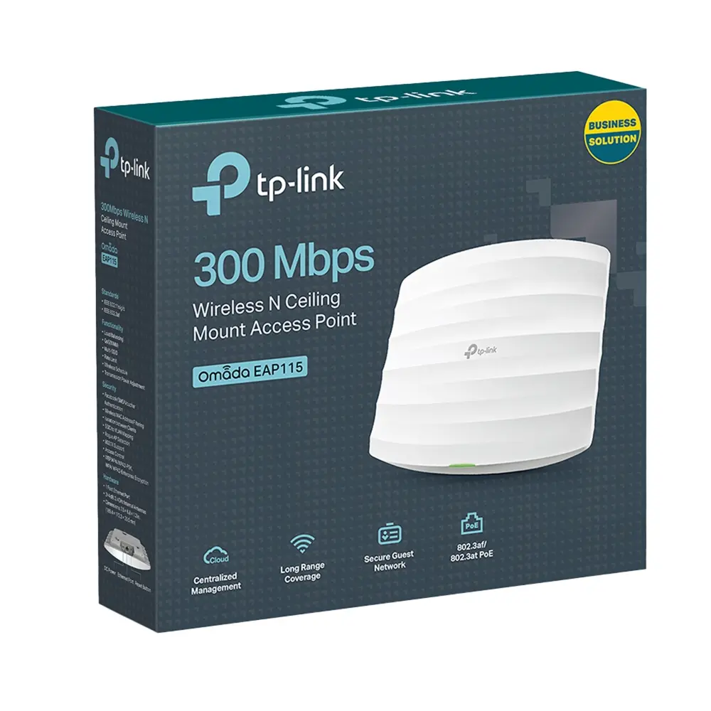 Punto de Acceso Inalámbrico N 300Mbps con Montaje para Techo TP-Link EAP115