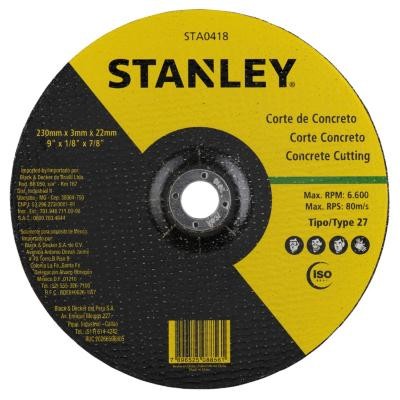 Disco de corte concreto 9 Stanley