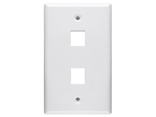 [0210029] Face plate 2 puestos UL-NTW50122