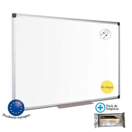 [BI-MA0307170] Pizarra Blanca Mágnetica BISILQUE 90×60 cm