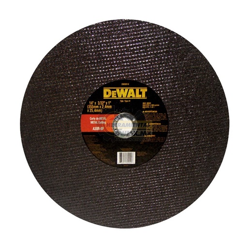 [DW0014] Disco corte metal dewalt dw0014 para tronzadora