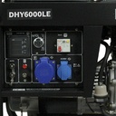 Generador Hyundai Diesel 5/5,5 Kw/Kva Partida eléctrica monofásico Abierto