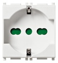 Toma VIMAR 2P+T 16A universal blanco