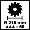Ingledatora dual Einhell 8 | 1500 W | 5000 rpm