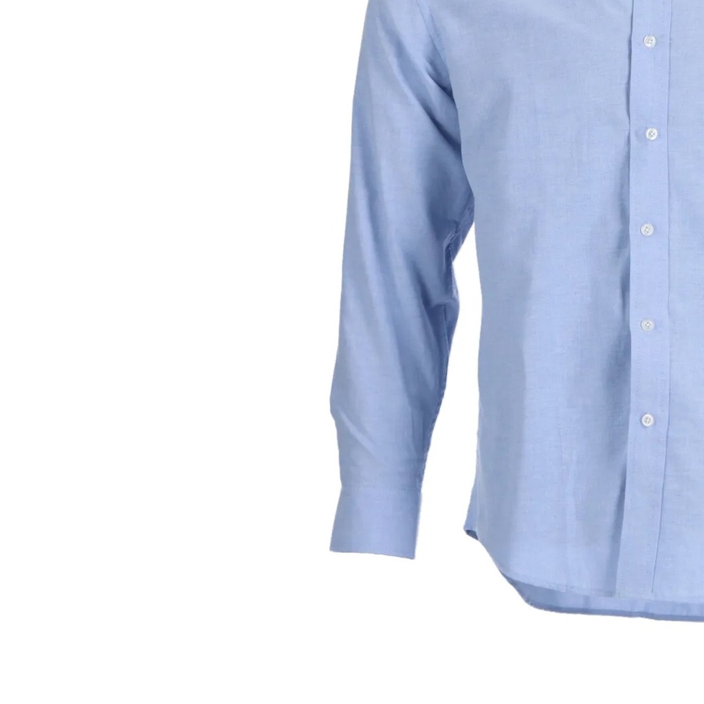CAMISA OXFORD M/L CELESTE T/S