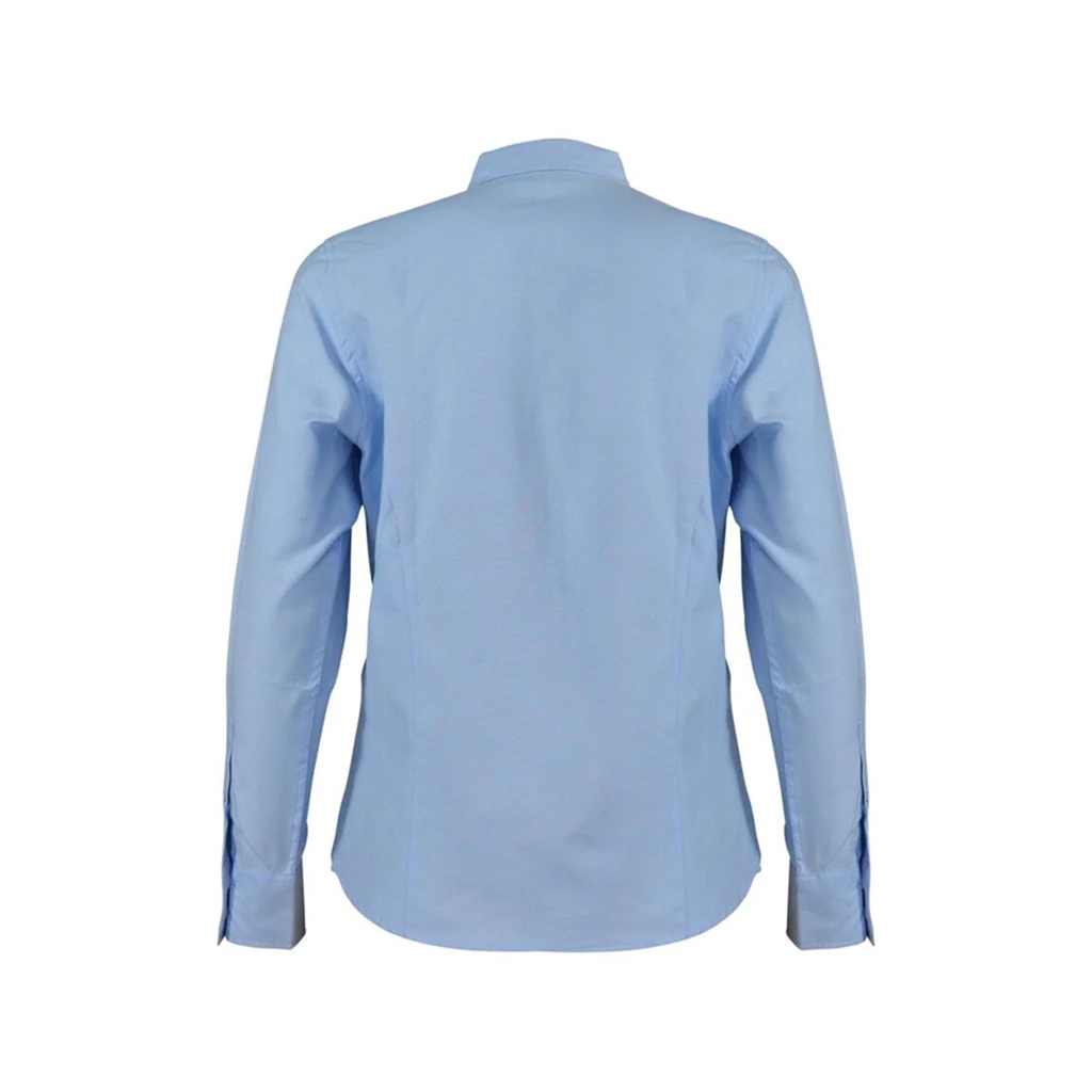 BLUSA OXFORD M/L CELESTE T/L