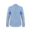 BLUSA OXFORD M/L CELESTE T/L