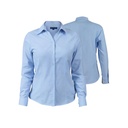 BLUSA OXFORD M/L CELESTE T/L