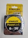 Huincha Medir Flexometro Caja Aspecto Metalizado 8m Stanley 33-428 Medicion