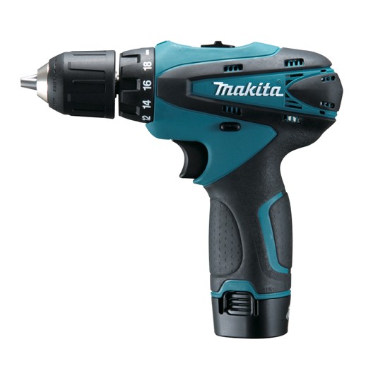 Taladro Atornillador 10,8 V / 12V Max 0-1,300rpm/0-350rpm (Max. Torque 24/14 Nm.) / 2 Batería Li-ion 1.3 Ah + Cargador