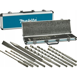 [D-71990] Set Accesorios Makita Puntos Y Brocas Sds Plus D-71990 10 Pz