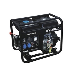[78DHY6000LE] Generador Hyundai Diesel Kva Partida eléctrica monofásico Abierto