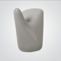 [SS0085111301CG] PERCHA ANGULAR BLANCO CAJA GENÉRICA (UNIDAD)