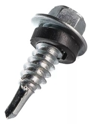 [R100ATPFI] Tornillo Autoperf. Inoxidable Cabeza Arandela Plana #1/4-14 x 7/8" - 100 unidades