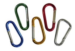 [04MSA] MOSQUETON ALUMINIO 5.0x50 ROJO