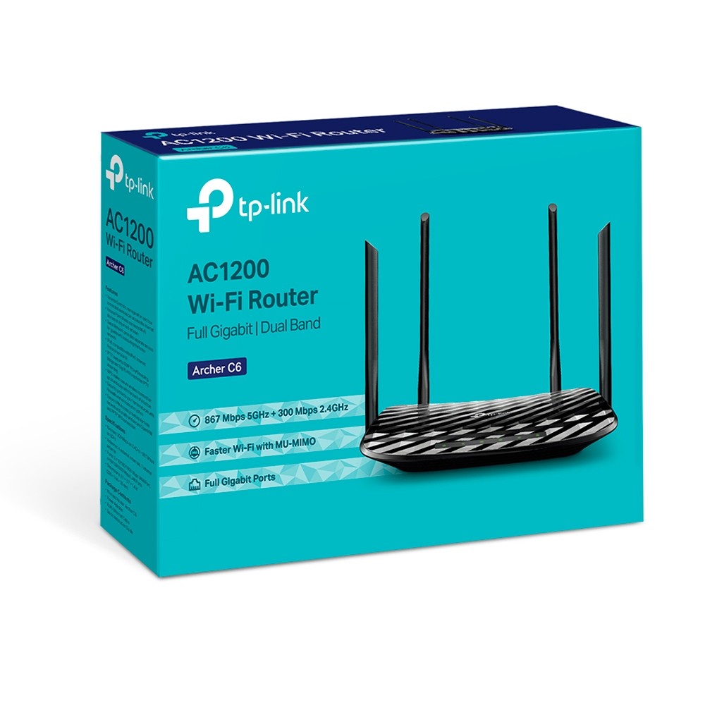 ROUTER  C6 AC 1200 INALAMBRICO GIGABIT MU-MIMO