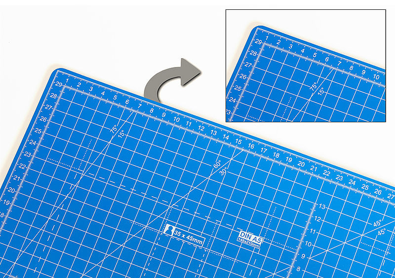 Plancha de corte azul A3 - 30x45 Cm.