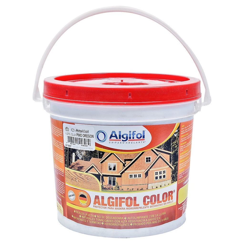 Pintura para madera color castaño Algifol 3,78LTS  galon