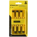 Juego destornillador de precisión stanley 66-052