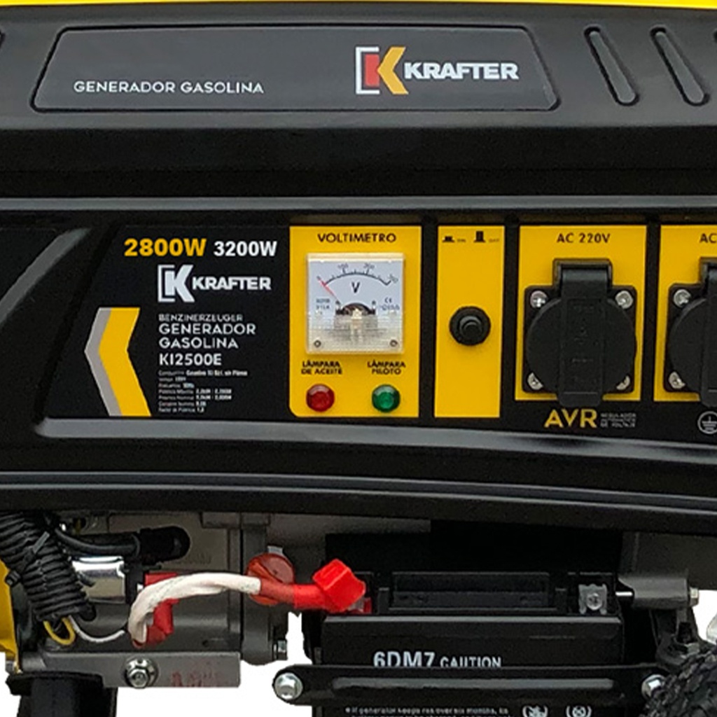 Generador Electrico a Gasolina KRAFTER 3,2 kva  KI3500E