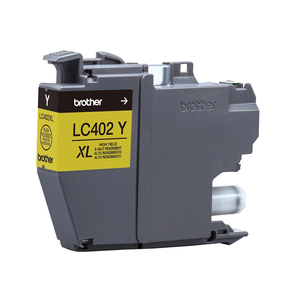 Cartucho de Tinta Brother LC402XLYS, Color Amarillo