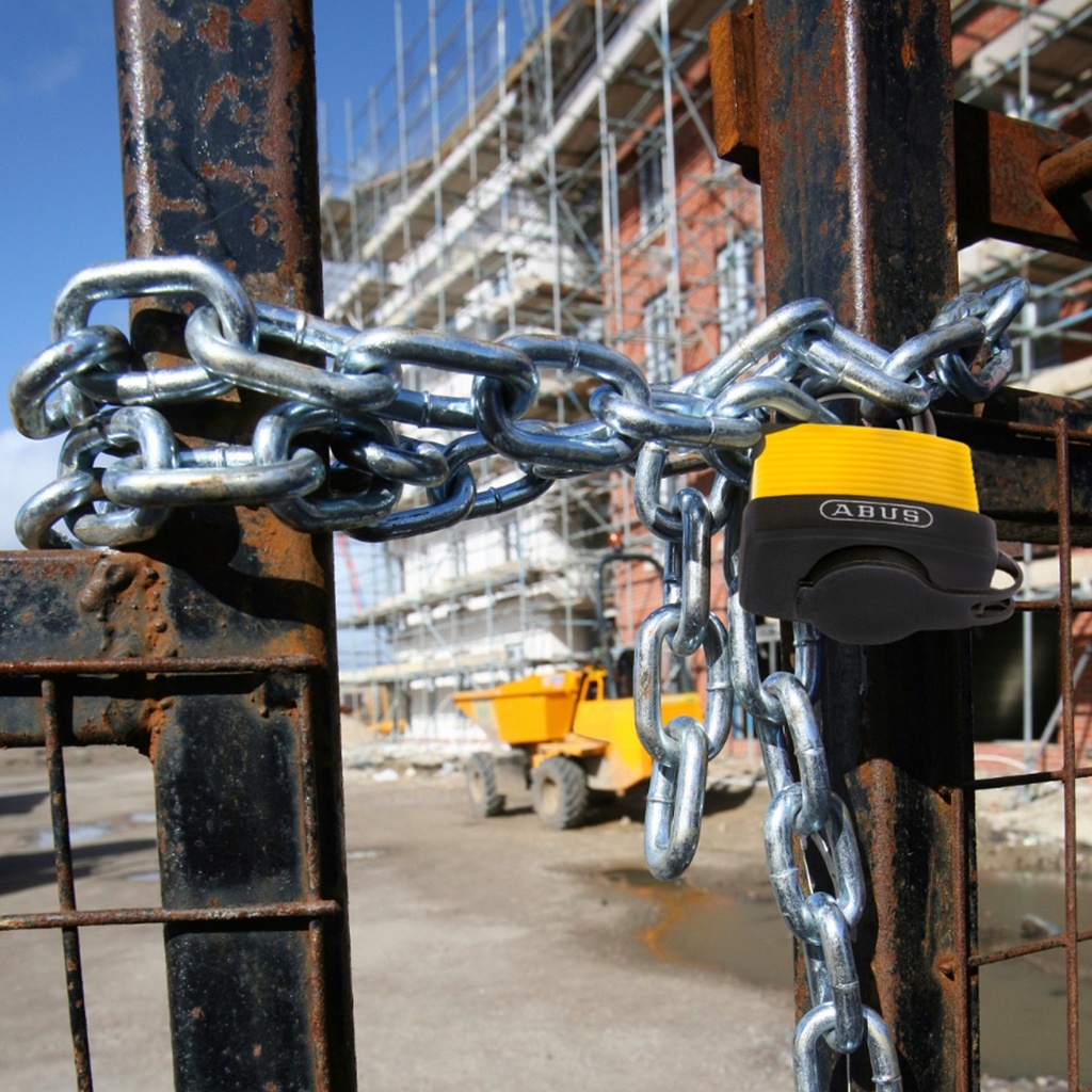 Candado Vinilo 70AL/45 KD Amarillo BLISTEADO ABUS