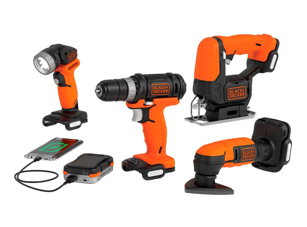 Kit Go pack 4 Herramientas + 2 Baterias