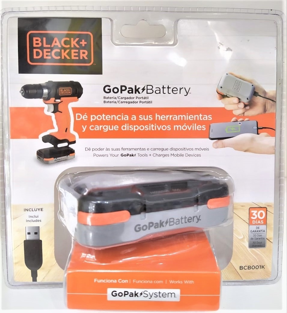 Kit Go pack 4 Herramientas + 2 Baterias