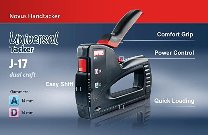 Corchetera grapadora J-17 Novus
