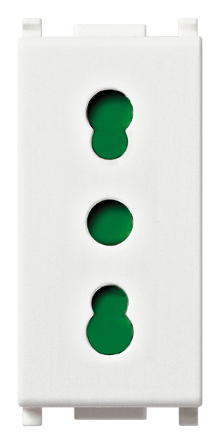 Toma VIMAR 2P+T 16A P17/11 blanco