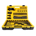 Set mecanico chromado 150 piezas 1/4, 1/2, 3/8 