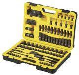 Set mecanico chromado 150 piezas 1/4, 1/2, 3/8 