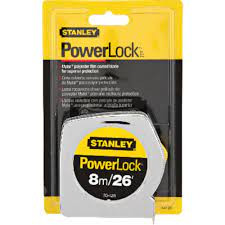 Huincha de medir stanley  Powerlock 8 Metro