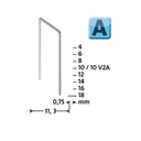 Grapa Alambre Fino 8 mm 5000 uni NOVUS