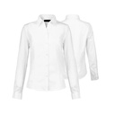 Blusa Oxford Manga larga Blanca