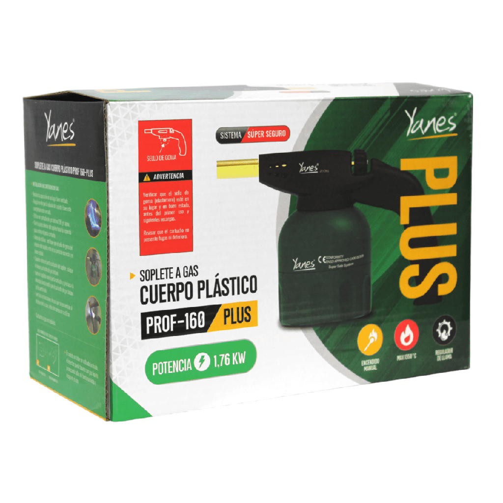 Soplete a gas Yanes sin Piezo 160