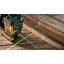 Nivel laser dewalt verde 12/20 Volts 3 lineas DCLE34031B