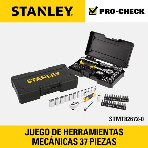 Juego de dados stanley 1/4  37 piezas STMT82672-0