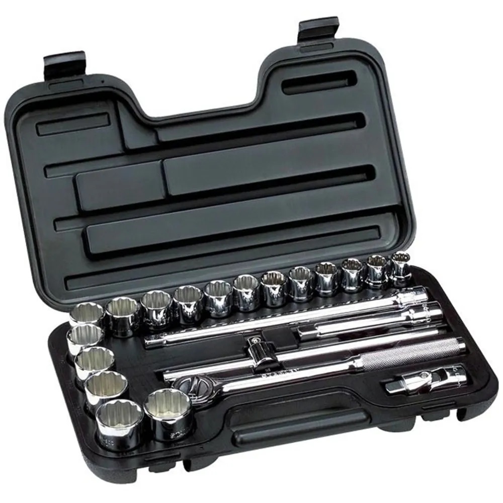 Juego de dados stanley 1/2  23 PZA (12-30MM) 83-531