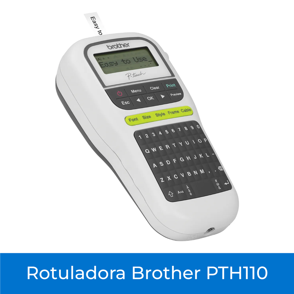 Rotuladora Brother PTH110 Blanca
