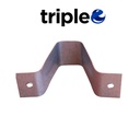 Clip omega 1 mm Zincado H 50MM