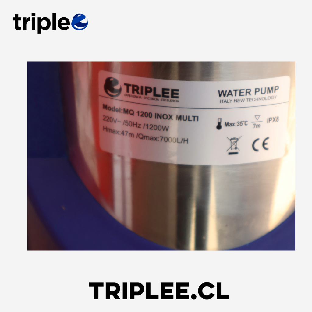 Bomba de agua sumergible Mq1200 multi-etapa