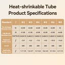 Tubo termocontraible N6 por metro