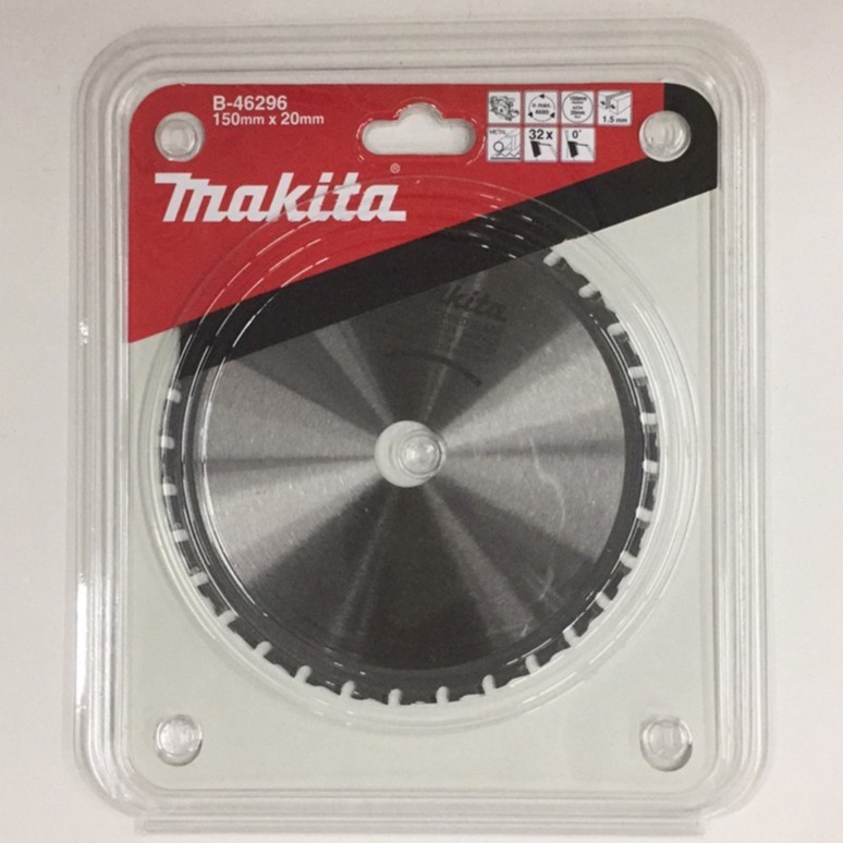 Disco Sierra T.C.T. para Metal Makita B-46296 150 x 20 mm 32 Dientes