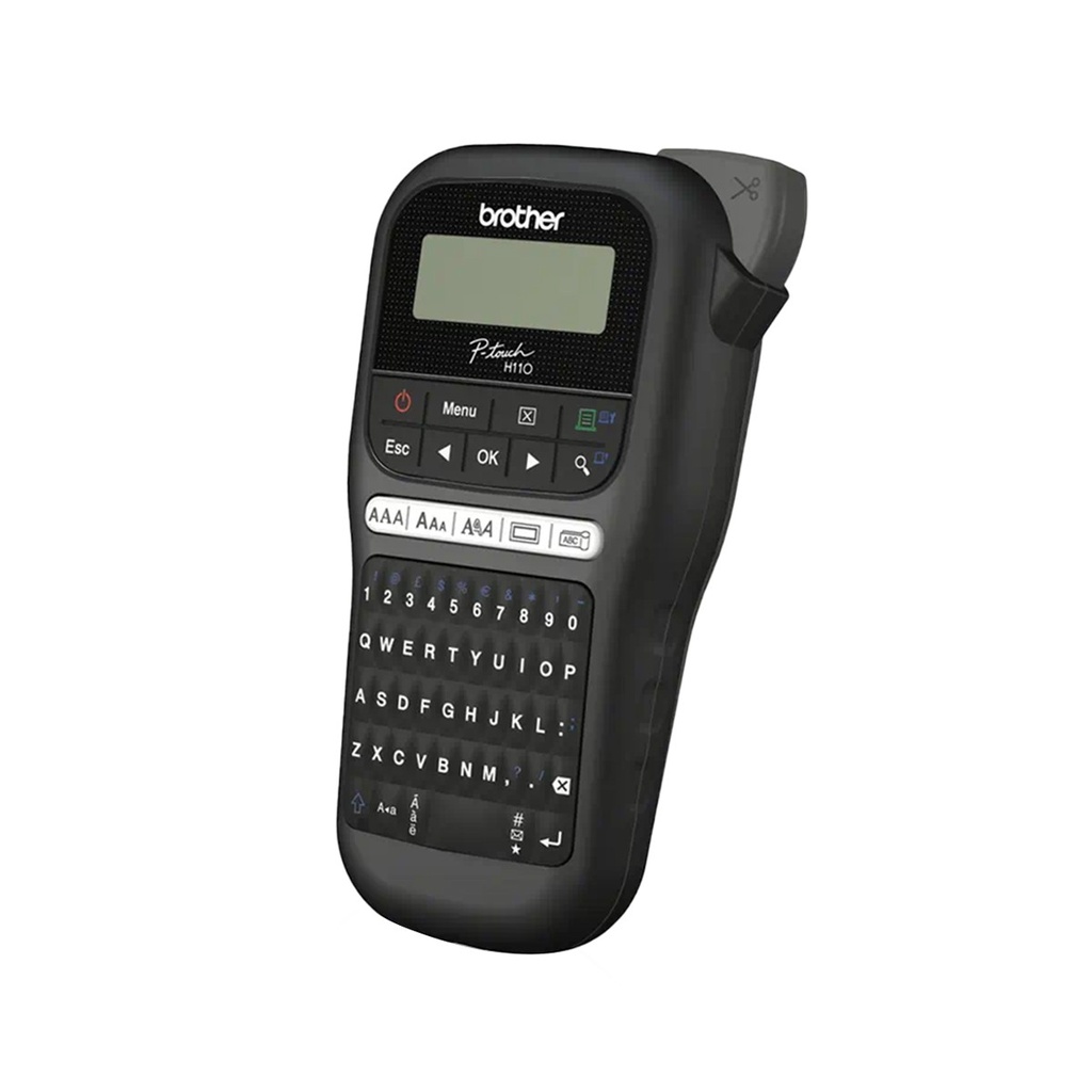 Rotuladora Portatil negra Brother PT H110BK