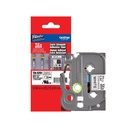 Cinta rotuladora Brother negro sobre blanco 24 mm TZeS251