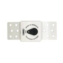 Cerradura  ACERO DI142 + DISKUS BLANCO BLISTEADO