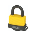 Candado Vinilo 70AL/45 KD Amarillo BLISTEADO ABUS