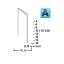 Grapa de Alambre Fino Novus 53/8 100 unidades