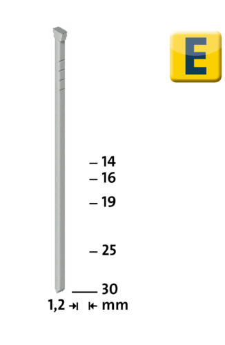 Clavo J/25 25mm 2600 Unidades Novus